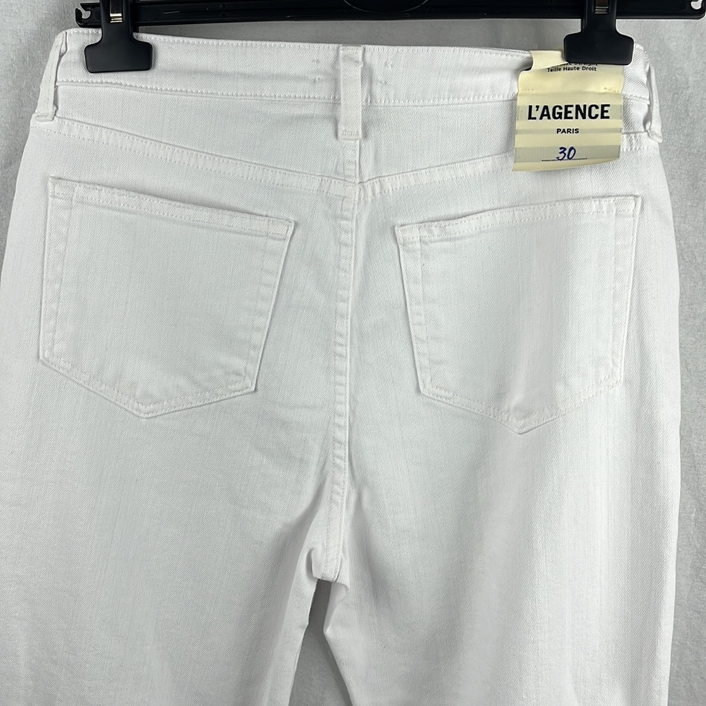 L’Agence 30 Audrina white distressed - Picture 5 of 9